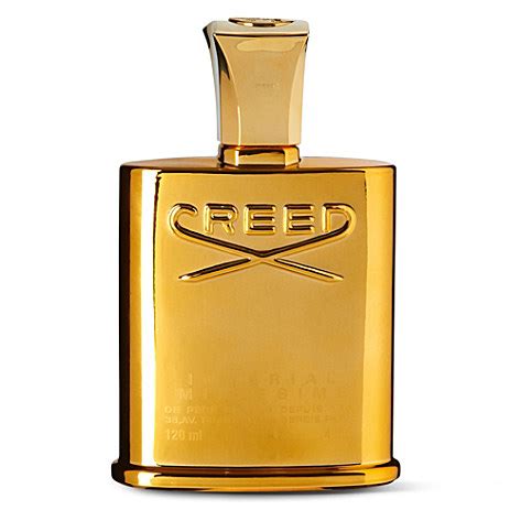 creed gold bottle.